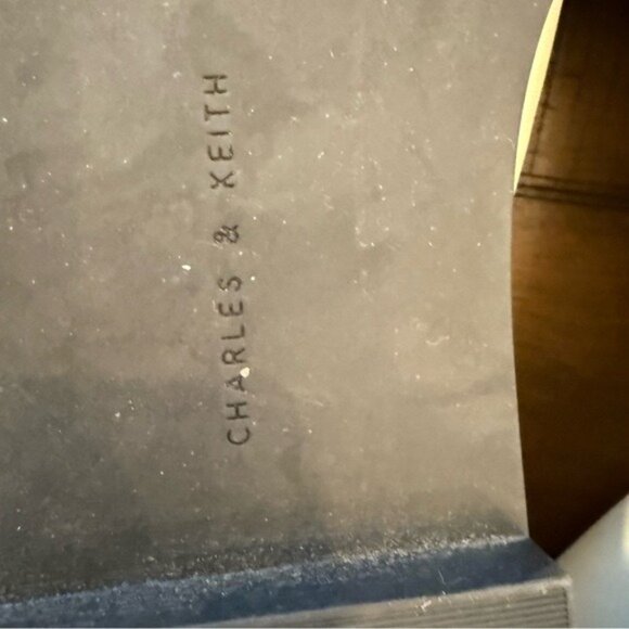 Charles & Keith Zip-Up Ankle Boots Chalk - Picture 10 of 12